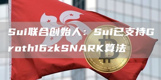 sui联合创始人：sui已支持groth16zksnark算法-第1张图片-华展网